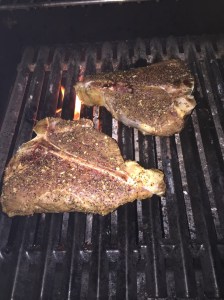 Steaks on the bbq